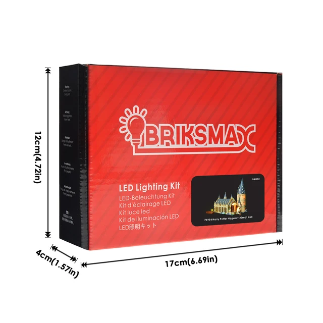 BriksMax Led Light Up Kit For 75954 ，(NOT Include Model)