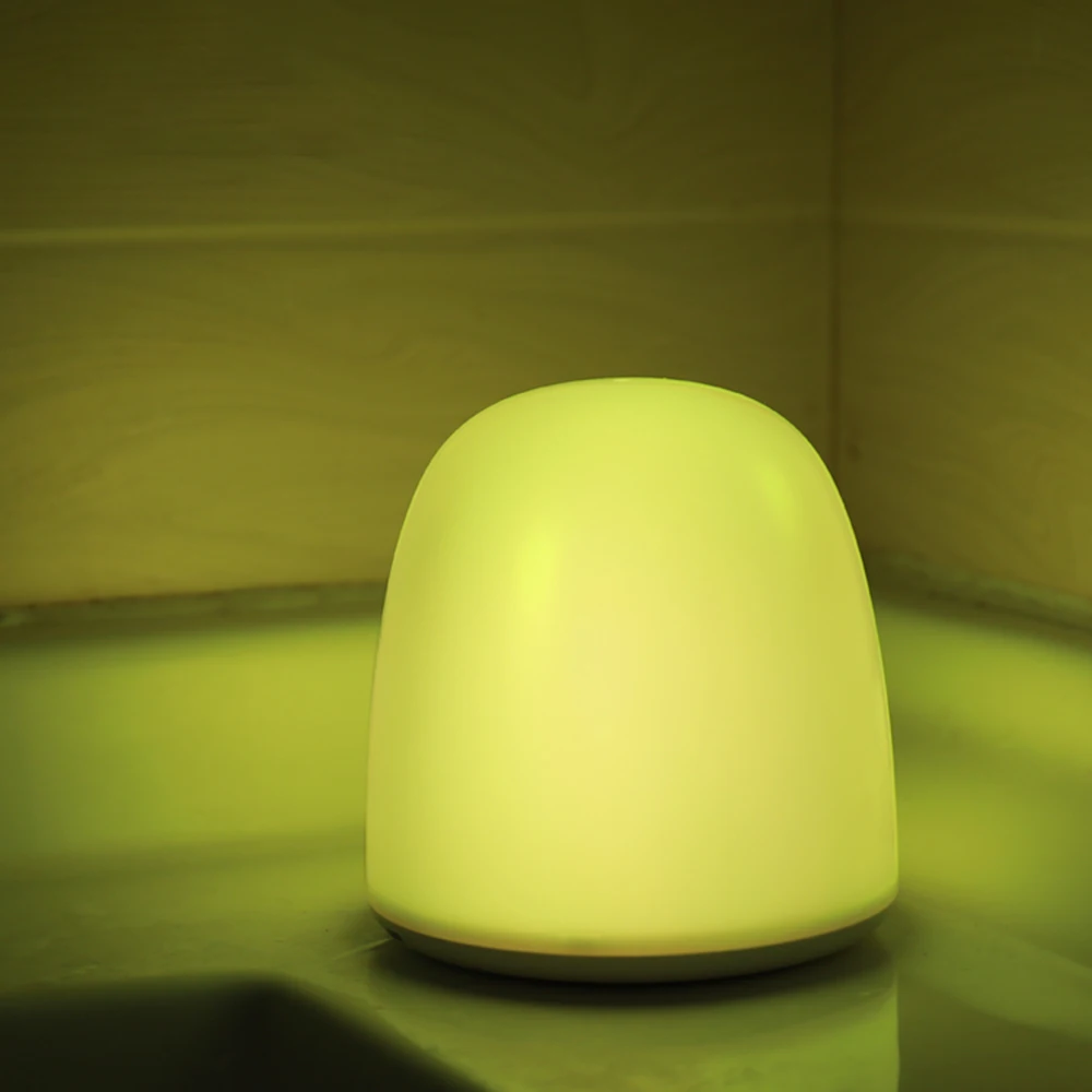 LED Touch Control Night Light Smart Bedside Lamp Dimmable RGB Color