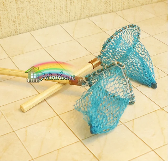 112 dollhouse miniature fishing nets doll house small