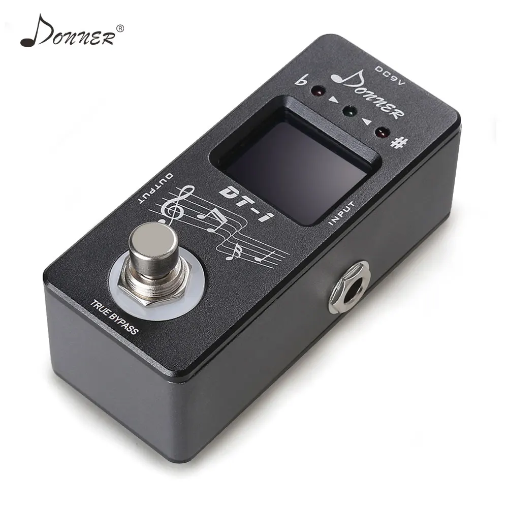 Donner Chromatic Tuner Pedal Mini Guitar Turning Tuner Effect Pedal