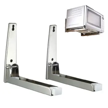 

Heavy Duty Folding Shelf Brackets Support Frame Steel Foldable Stretch Shelf Rack Microwave Oven Wall Mount Bracket