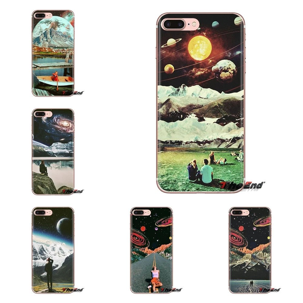 For Oneplus 3T 5T 6T Nokia 2 3 5 6 8 9 230 3310 2.1 3.1 5.1 7 Plus 2017 2018 Trippy Art aesthetic Space astronaut Silicone Cover |