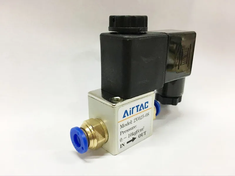 Бесплатная доставка Airtac 1/4 &quotbsp 2 позиционный Пневматический электромагнитный