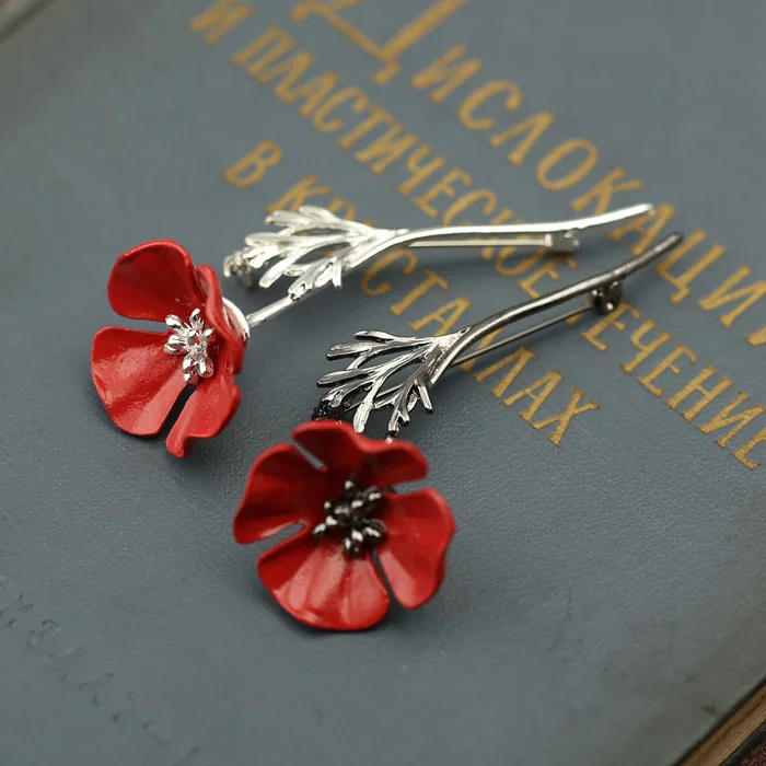 4  flower brooch