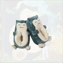 Аниме Покемон Косплей Опора Snorlax Cos тапочки теплые хлопковые тапочки вентиляторы коллекция Прямая поставка