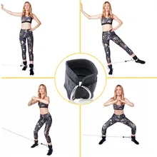 2 шт фитнес лодыжки ремни фиксатор лодыжки манжеты для ног мягкие лодыжки Поддержка для фитнеса Упражнения ремень на запястье(черный