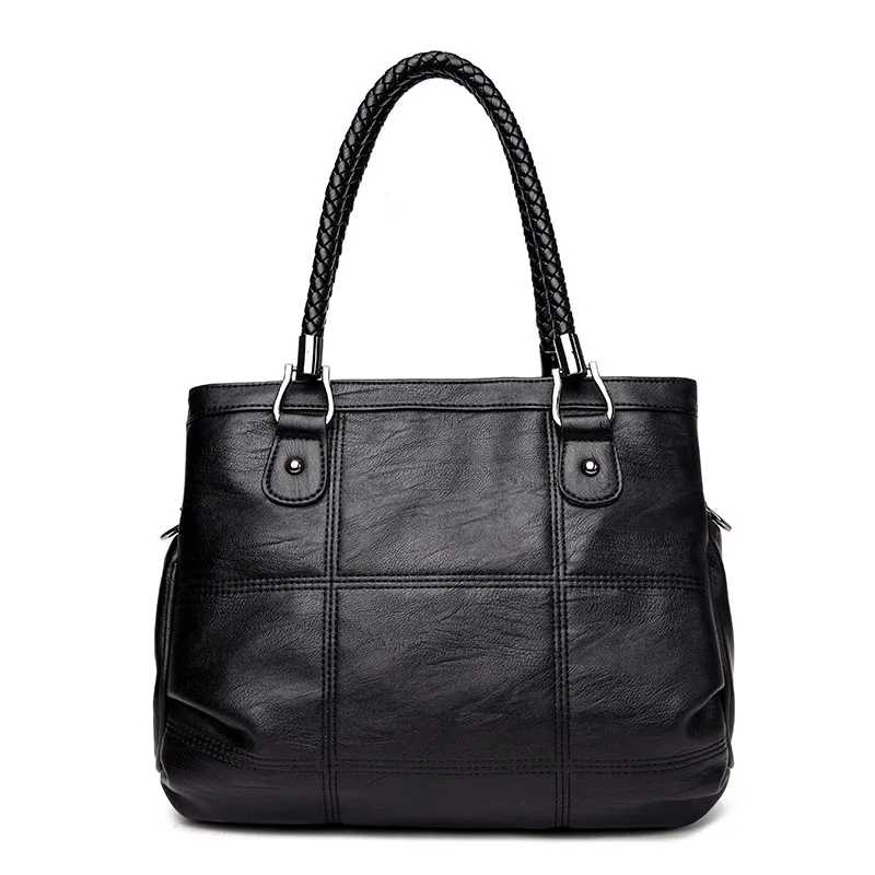 

Thread Luxury Brand Handbags 2017 Women Bags Designer PU Leather Fashion Shoulder Bag Sac a Main Marque Bolsas Lady Tote Handbag