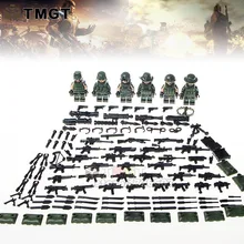 10 лотов, TBS75-80, армия, крест, огонь, джунгли, Коммандо камуфляж, военный, армейский экшн-Jouet, строительный блок, детские подарки, игрушки