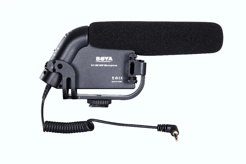 BOYA Electronic черный BY-VM190P камера установленная направленный микрофон для Gopro Canon Nikon sony камера s мини видеокамеры