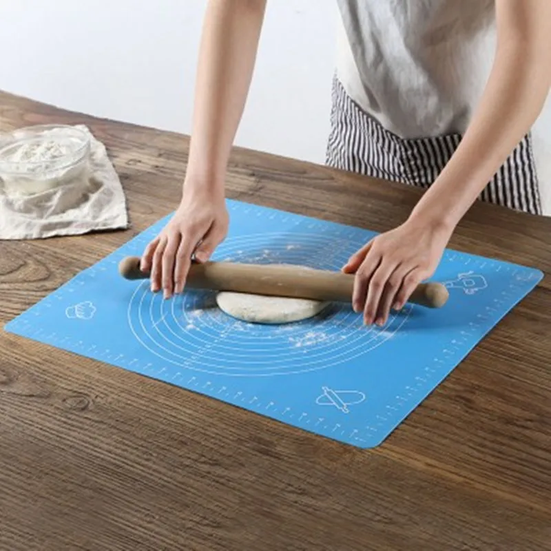 

Silicone Pastry Boards Kneading mats Non-slip Rolling Dough Pastry Pasta pad Cooking Tools Kitchen Dining Accessories Supplies