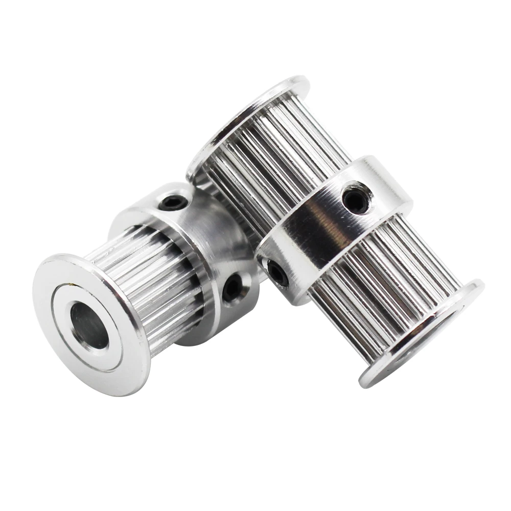 

Ultimaker 2 DIY 2GT GT2 Timing Driving Pulley 20 Tooth 20teeth Bore 5mm 8mm Double side Gear for 6mm belt For 3D Printer