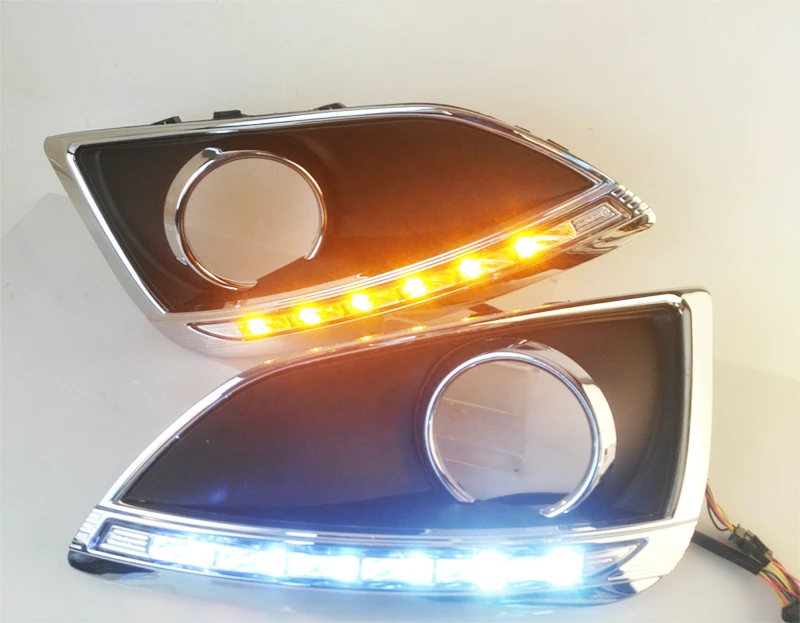 Автомобильная проблесковая 2 шт. для Hyundai IX35 IX 35 2010 2011 2012 2013 светодиодный DRL