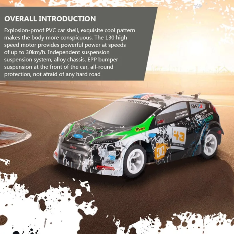 WL K989 rc car 1:28 four-wheel drive off-road vehicle 2.4G remote control alloy chassis high-speed toy speed 30km
