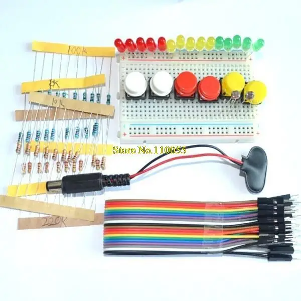 

new Starter Kit for UNO R3 mini Breadboard LED jumper wire button for