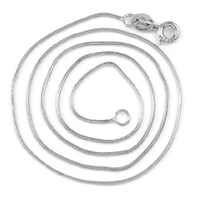XIYANIKE 925 пробы, серебряная круглая дубовая Серебряная цепочка, ожерелья и подвески для женщин и девушек, хорошее ювелирное изделие, ожерелье VNS8099