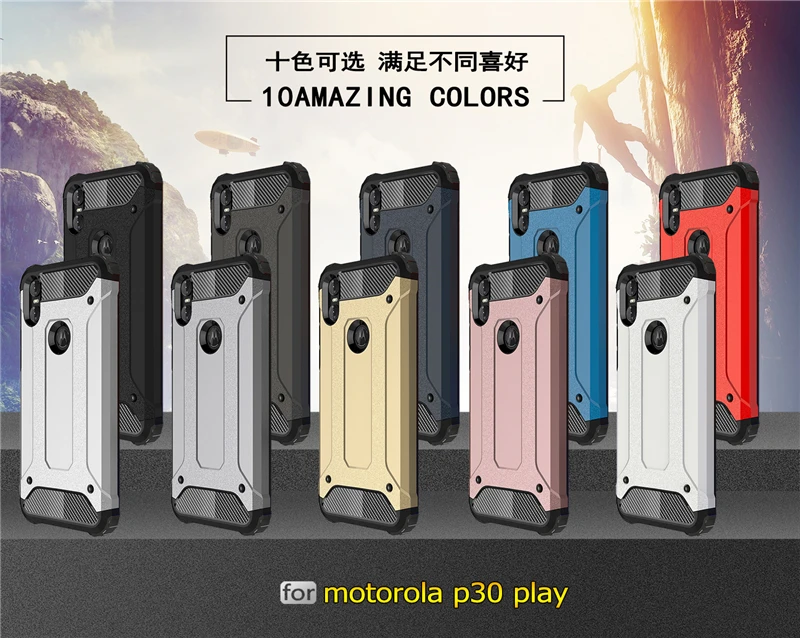 Чехол для Motorola Moto One 5 9 дюйма ТПУ + ПК противоударный гибридный защитный чехол / P30
