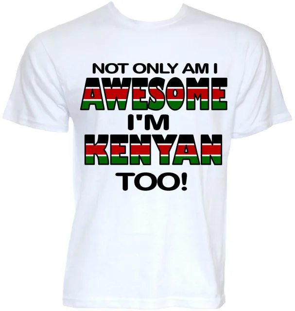 MENS FUNNY KENYA KENYAN FLAG T SHIRTS COOL NOVELTY JOKE FUN GIFTS