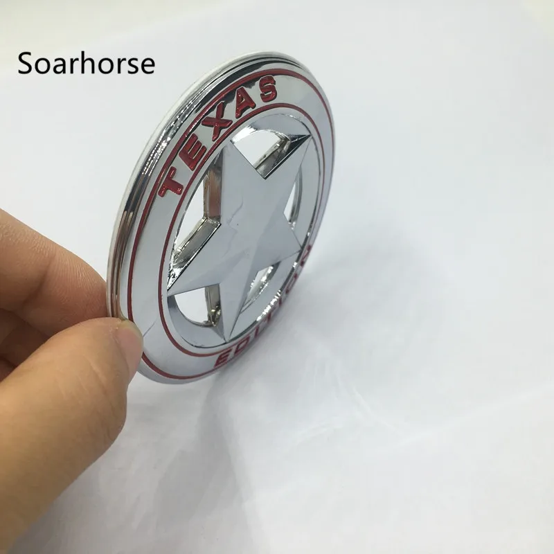Soarhorse 2 шт. металлические эмблемы хромированные Значки для Такома Tundra Ford Chevy Dodge TRD
