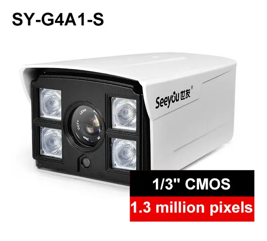 

Seeyou 1.3MP Waterproof Outdoor Bullet IP Camera 960P HD POE Surveillance Camera CCTV 4PCS Array Infrared LED Board Camera