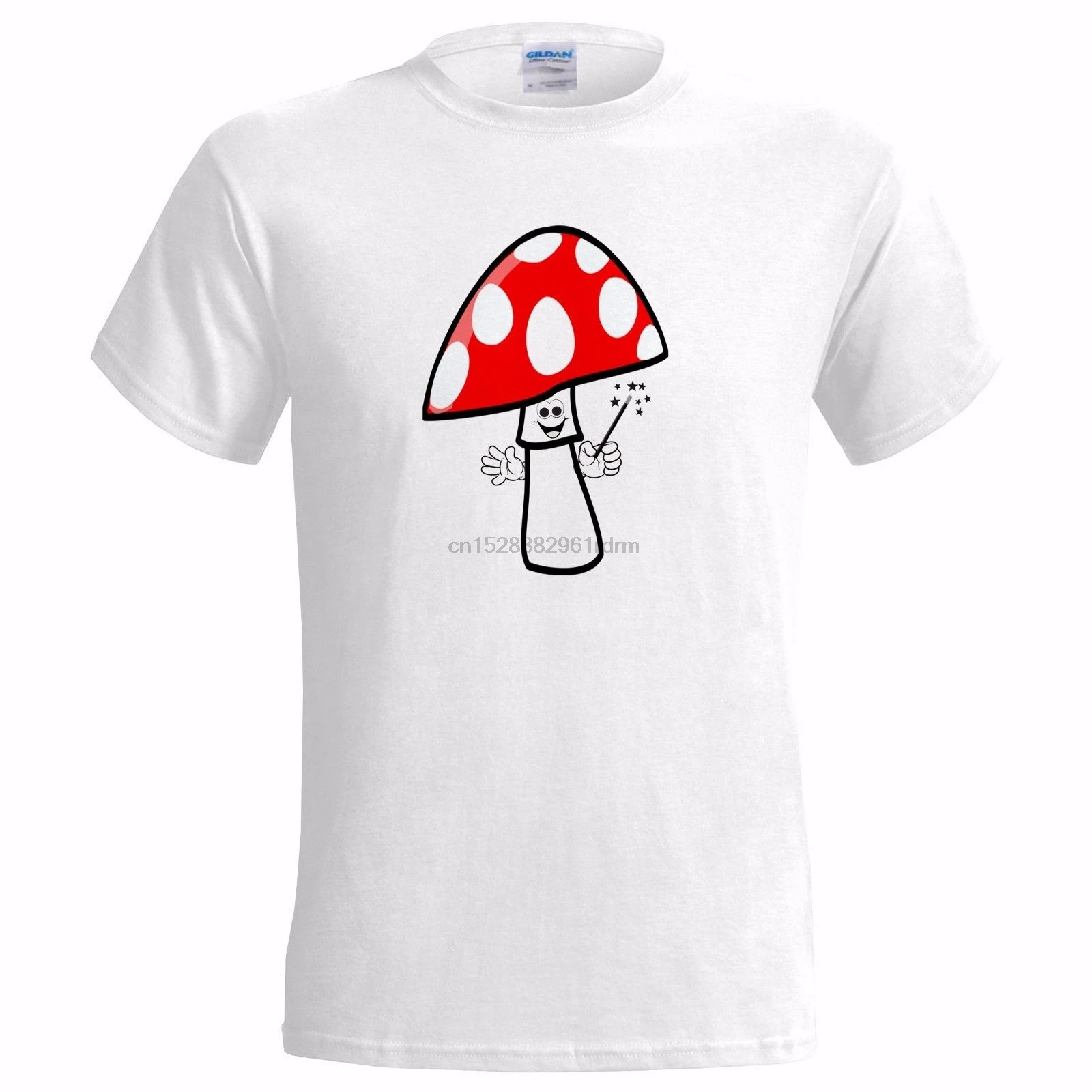 MAGIC MUSHROOM DESIGN MENS T SHIRT PSYCHEDELIC TRANCE RAVE LSD TRIP FESTIVAL Fashion Style Men Tee100% Cotton Classic tee | Мужская