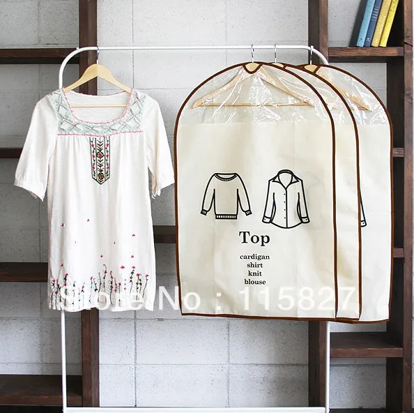 شحن مجاني! 7 قطعة/الوحدة أفضل نوعية الملابس الملابس غطاء غطاء الرجال النساء الأطفال nonwoovn التخزين حقيبة غطاء دعوى الملابس حقيبة