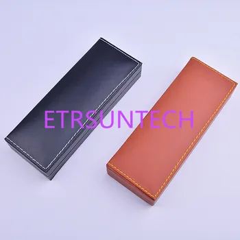 

20pcs/lot 17.5cmx6.5cmx3.2cm PU Leather pen box Business Promotion Souvenirs Gift Box Pen Package creative gift box