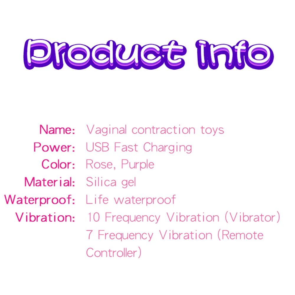 Vibrator For Women Wireless Remote Kegel Balls G Spot Vibrating Eggs Ben Wa Clitoris Stimulate Vibrator Erotic Sex Toy for Women (18)