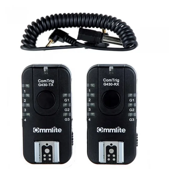 

Photographic Accessories ComTrig G430 Grouping Flash Trigger 1 Kit for Canon Olympus Cameras