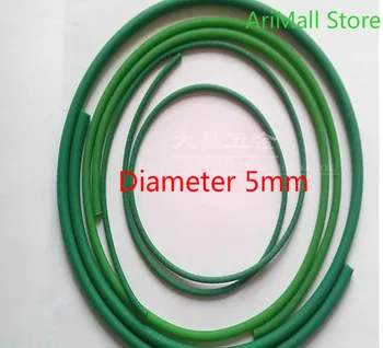

Diameter 5mm Taiwan round PU beef belt, abrasive belt coarse grained DIY lathe motor belt drive belt spot 5m/LOT