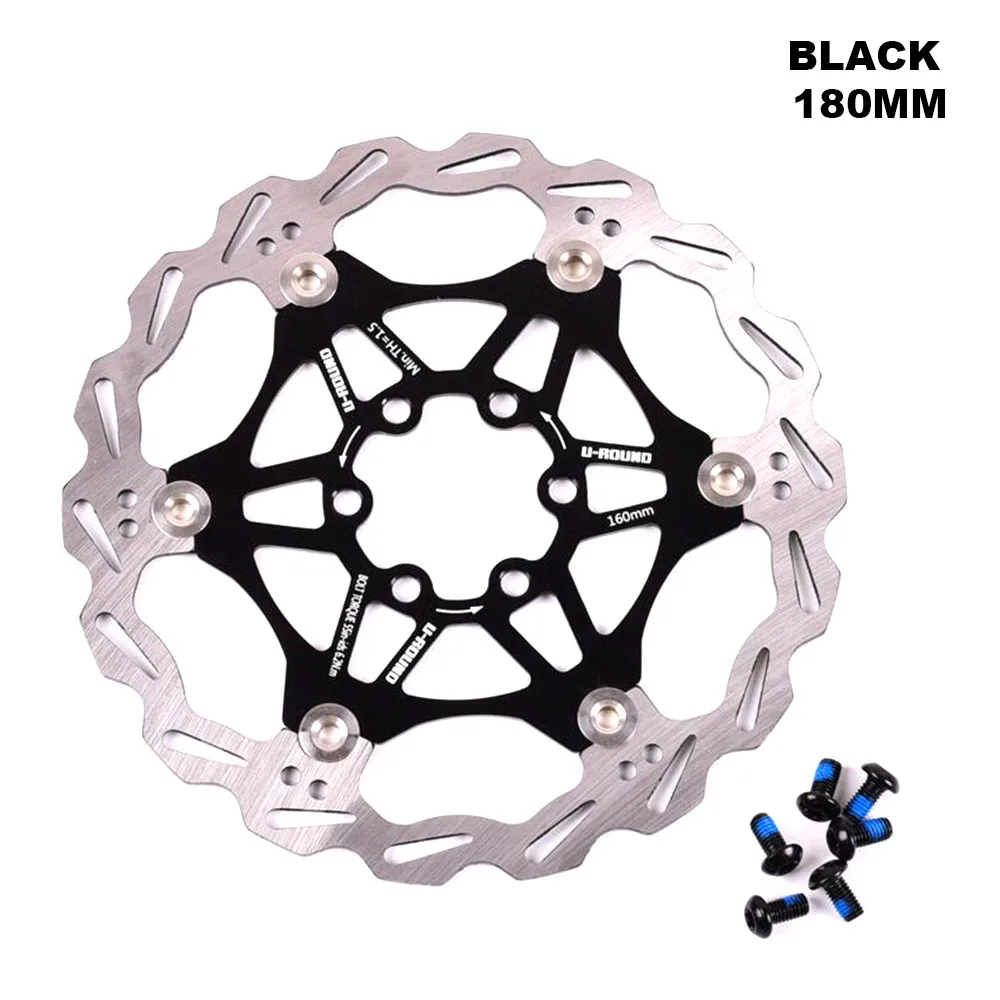 

Bicycle Disc Brake MTB DH Brake Float Floating Disc Rotors 160mm/180mm Hydraulic brake Pad Float Rotors Bicycle Parts