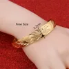 Charm Bracelet Bangle With Flower Women Wedding Flower Jewelry Valentine's Day Gift ► Photo 2/6