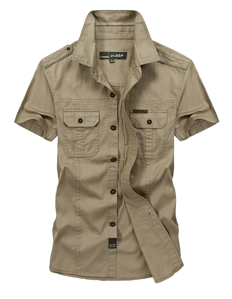 Летний стиль модные брендовые рубашки мужчины военный с коротким рукавом однотонные хлопковые мужские платье-футболка M-5XL chemise homme мужская