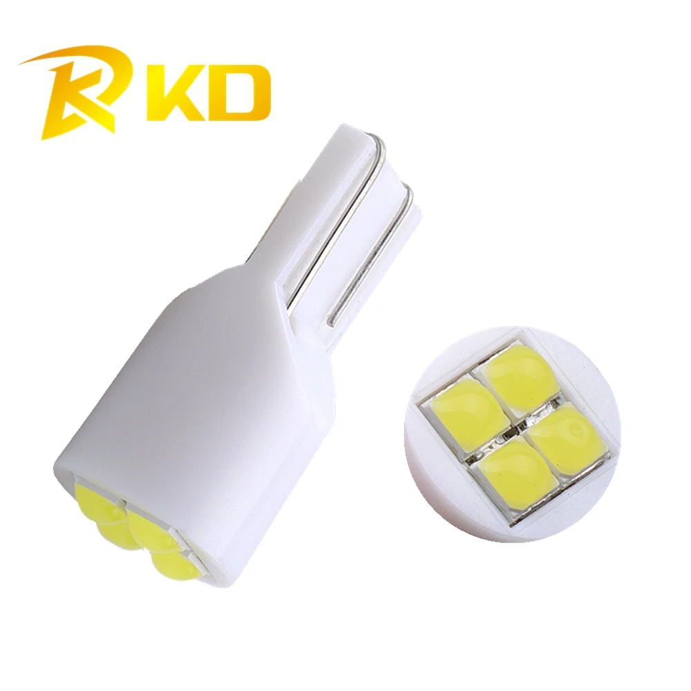 KD 10 шт./лот t10 led 194 168 w5w Автомобильные аксессуары лампы 3030 4smd автомобильные белые