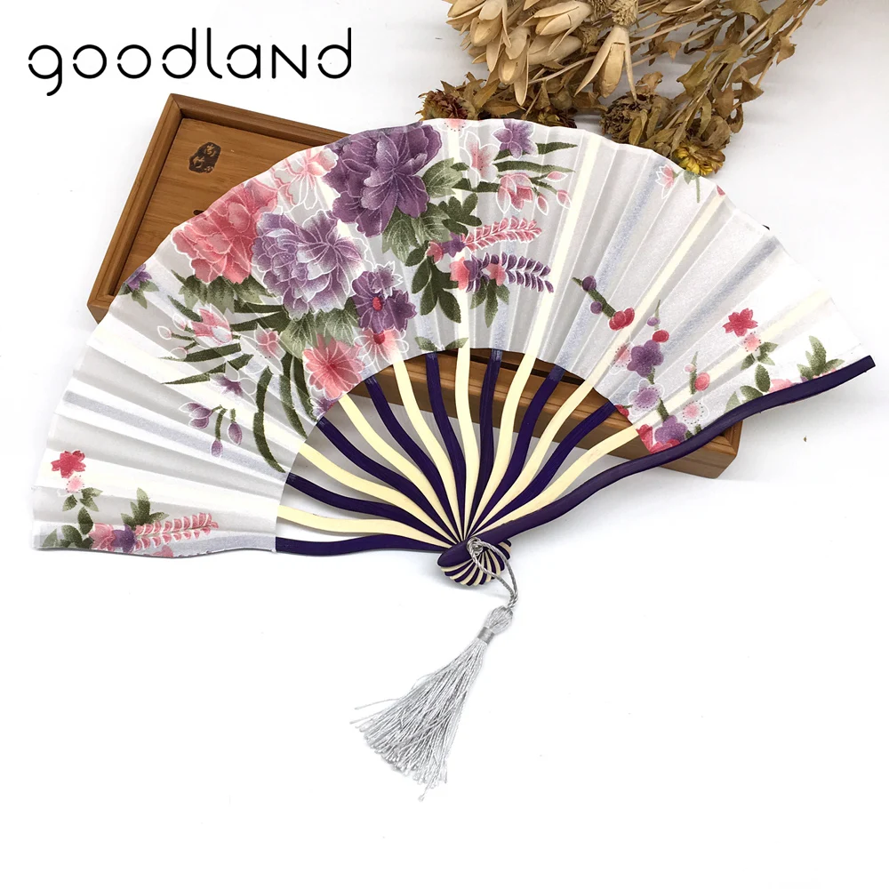 1pcs with Gift bag Bamboo Hollow Flower Hand Fan Folding Pocket Fan Wedding Decoration mariage