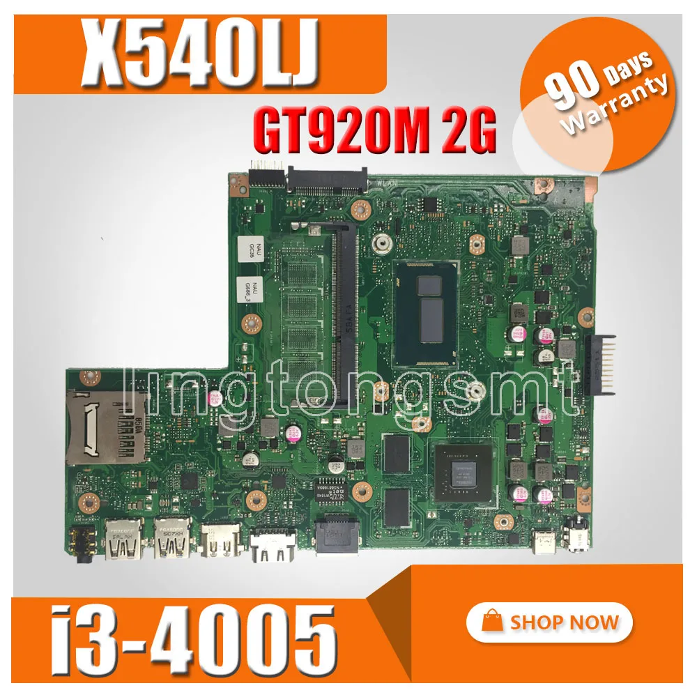 X540lj Motherboard With I3 4005 Cpu Gt920m 2gb Ram Mainboard Rev 21