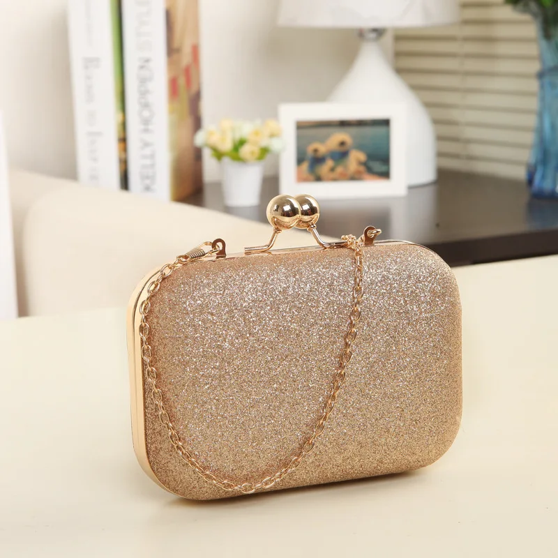 small gold clutch bag