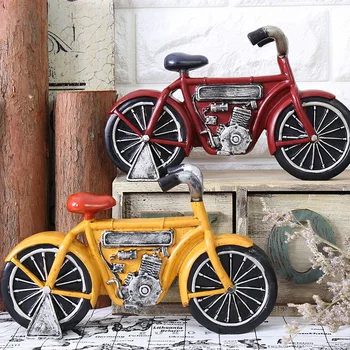 

Retro Bicycle Model Creative Zakka Store Decoration Bike Shape Figurine Ornament Household Furnishing Home Decoration Desk Decor