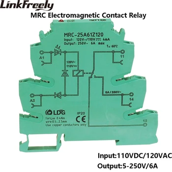 

MRC-25A61Z120 120VAC/110VDC Smart PLC Electromagnetic Relay Board Module Controller 6A 250VAC/DC Output Electric Relay Switch
