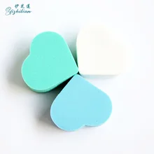 3 Pieces/Bag Cosmetic Puff High Quality Beauty Accessories Makeup Tools Soft Face Cleaning Pad Heart-Shaped Multifunction Puff