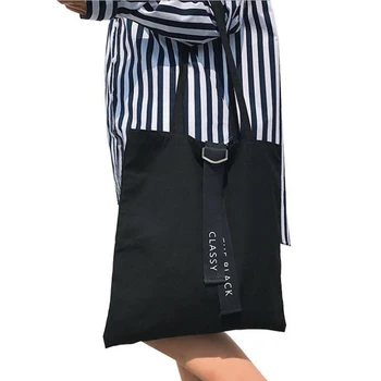 

10PCS / LOT Shopping Bag Canvas Fashion Environmental Tote Reusable Tote Pouch Casual Folding Girls Casual Handbag