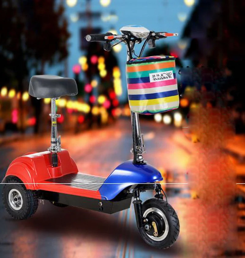 Excellent 261005/Adult mini folding electric scooter / ladies battery car / two wheel scooter/Anti-skid handle/Mini electric car / 6 Excellent 261005/Adult mini folding electric scooter / ladies battery car / two wheel scooter/Anti-skid handle/Mini electric car / 6