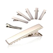 50Pcs Modish Flat Single Prong Alligator Clips DIY Barrette Teeth Hair Clips 50Pcs Modish Flat Single Prong Alligator Clips DIY Barrette Teeth Hair Clips