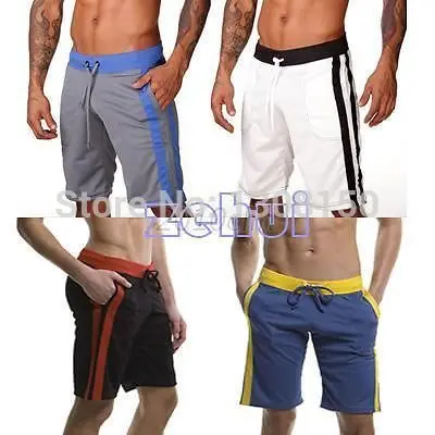 Casual Men s Soft Shorts Loose Casual Shorts White Black Red WIine Blue Gray