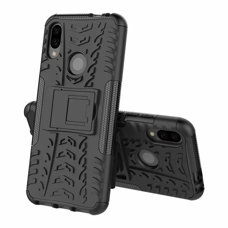 Redmi Note 7 Shockproof Armor Hard Case For Xiaomi Redmi Note 7 Pro 6.3" Phone Protector with Stand Cover On REDMI Note 7 Case