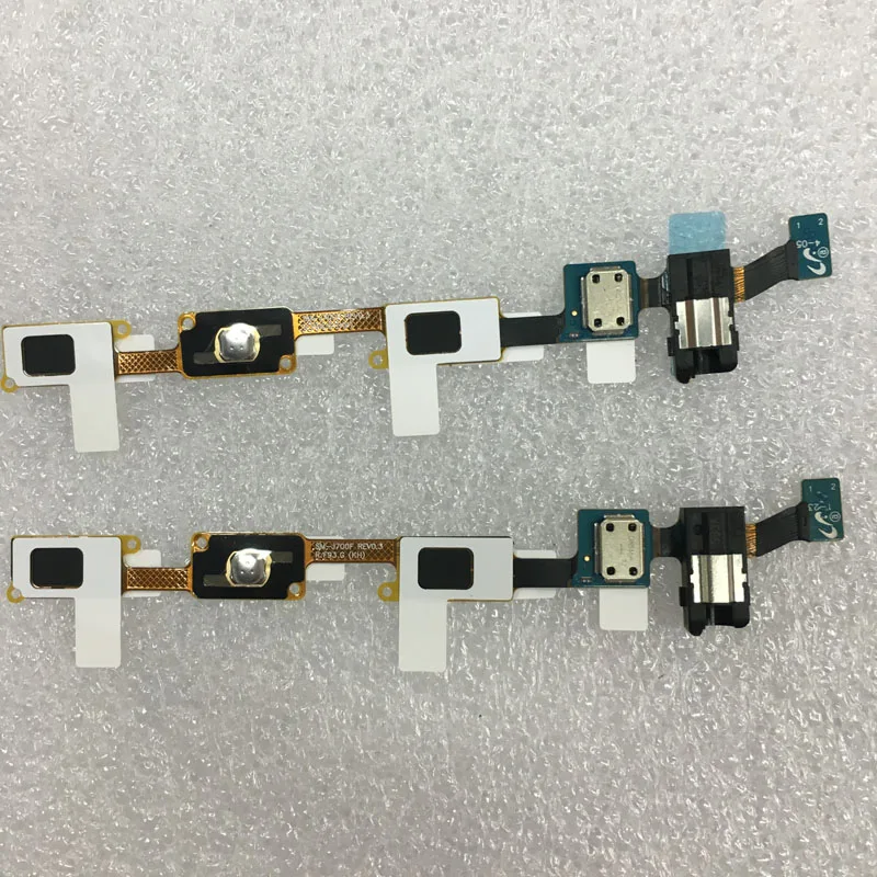 Flex cable For Samung GALAXY J7 J700 J700F Home Button Sensor +Audio ...