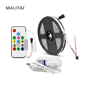

Programmable Smart Pixel Strip LED light Individual Addressable Neon Rope lamp WS2811 IC Control 5050SMD RGB 12V 1M 2M 3M 4M 5M