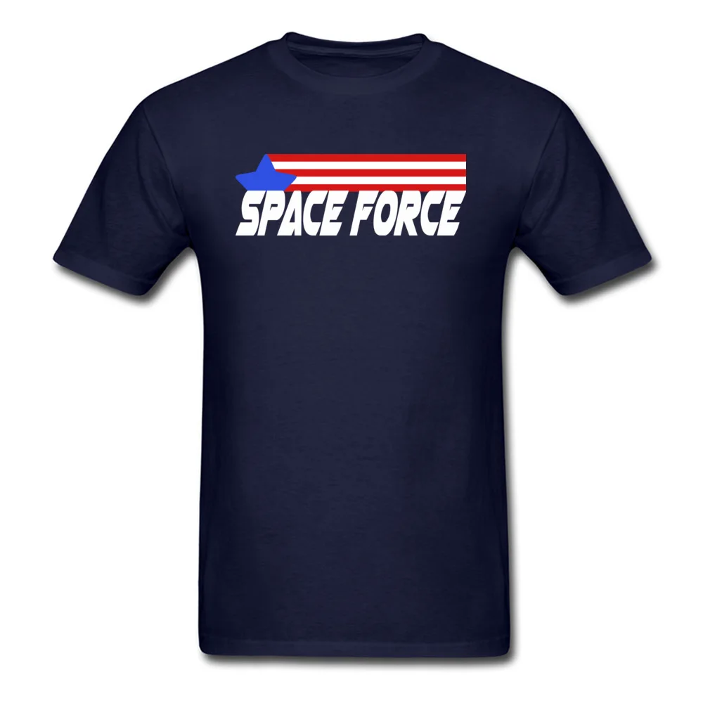 Space Force Crewneck T Shirt Fall T Shirt Short Sleeve 2018 Discount Pure Cotton Printed Tee-Shirts 3D Printed Men Space Force navy
