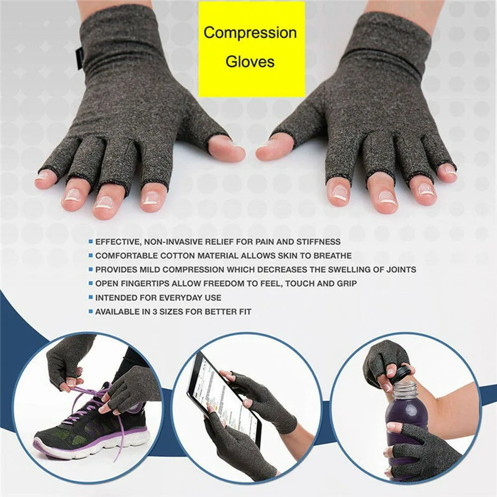 Компрессионные перчатки поддержка ручного сустава избавление от боли при артрите Скоба 1 пара унисекс