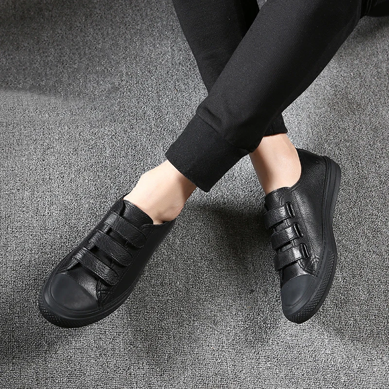 

MYCORON New Spring Autumn 2018 Male Fashion Casual Canvas Boots Men Popular Lace Up Denim Men Flats Shoes Sapato Masculino