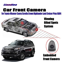Liandlee Car Front View Camera For Toyota 4Runner Camry Corolla RAV4 Prius / Cigarette Lighter Switch / 4.3